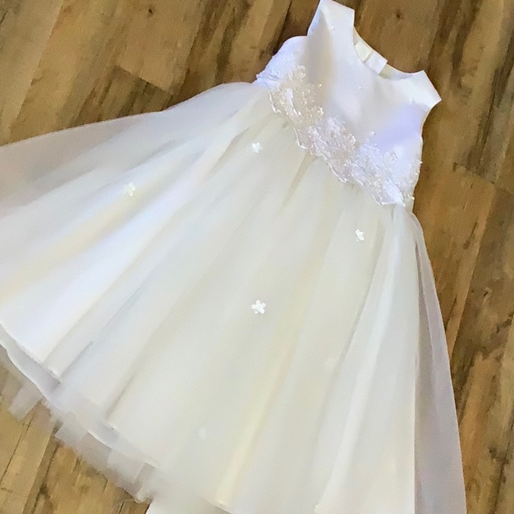 First Communion, flower girl dress, size 6